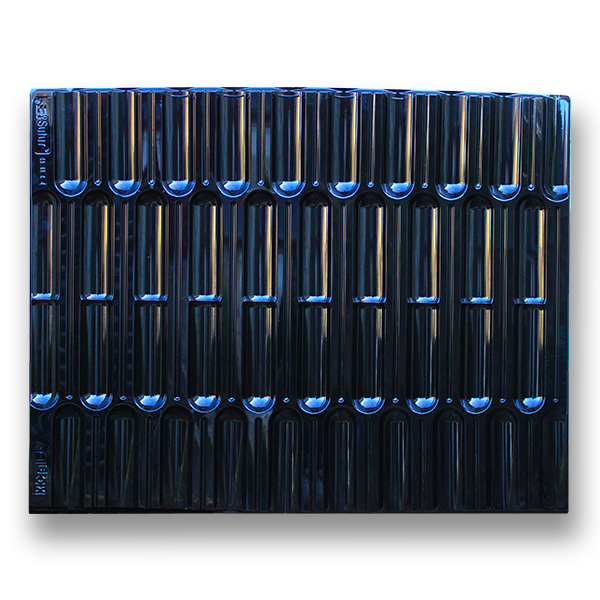 La plaque thermoformée de calage Filbox est un accessoire pour bouteille bordelaise dans des box métalliques 600 bouteilles.